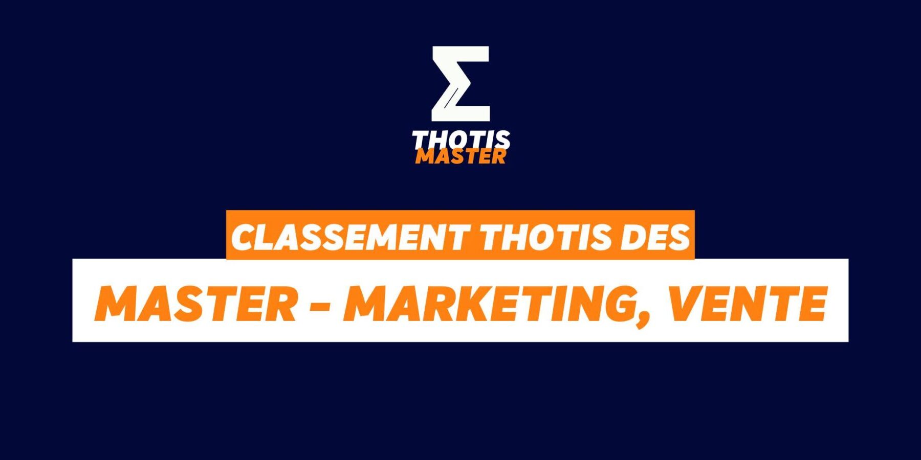 Classement Master – Marketing_Vente Classement Master Marketing Vente