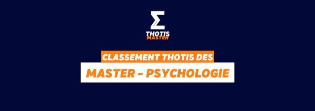 Classement Master Psychologie