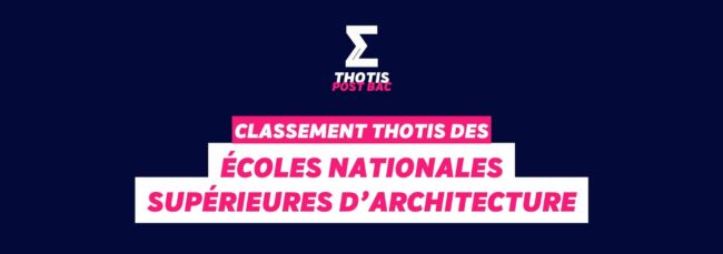 Classement ecoles archi