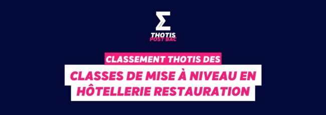 Classes mise a niveau hotellerie restauration