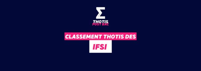 Classement Thotis - IFSI