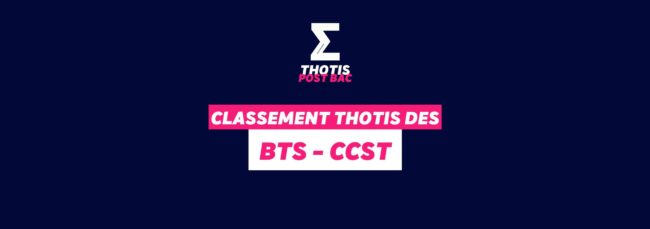 Classement BTS - Conseil et commercialisation de solutions techniques