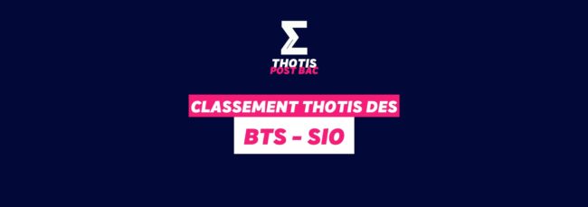 Classement BTS - SIO
