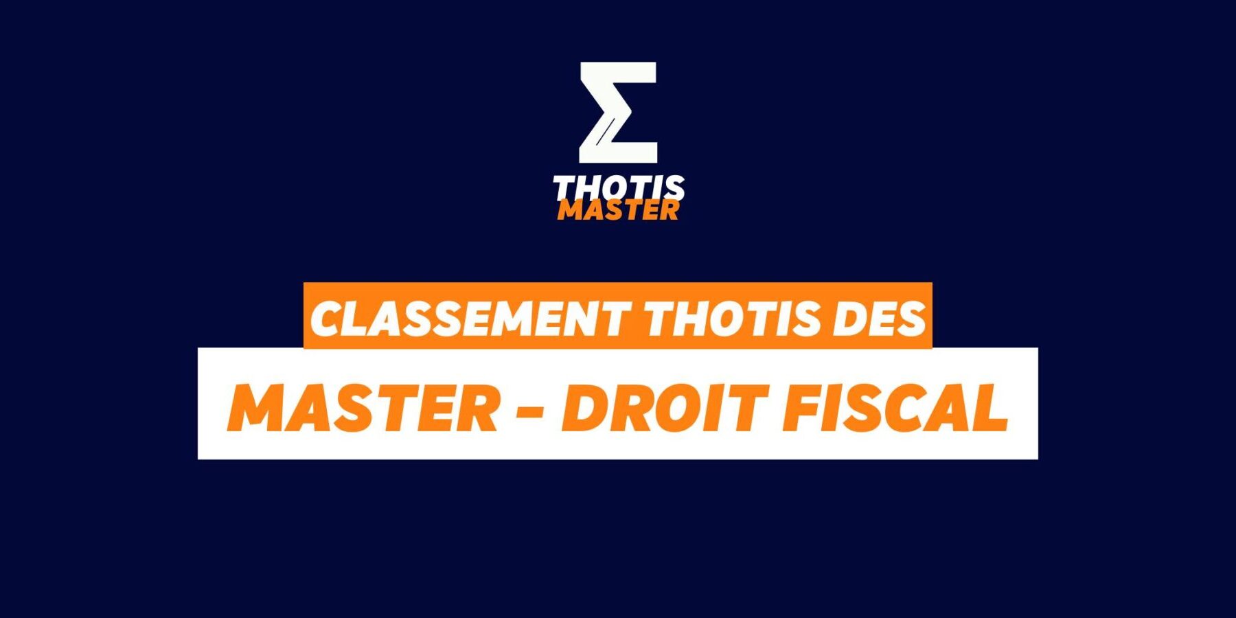 Classement Master – Droit Fiscal Classement Master Droit Fiscal