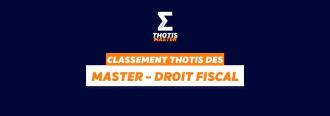 Classement Master Droit Fiscal