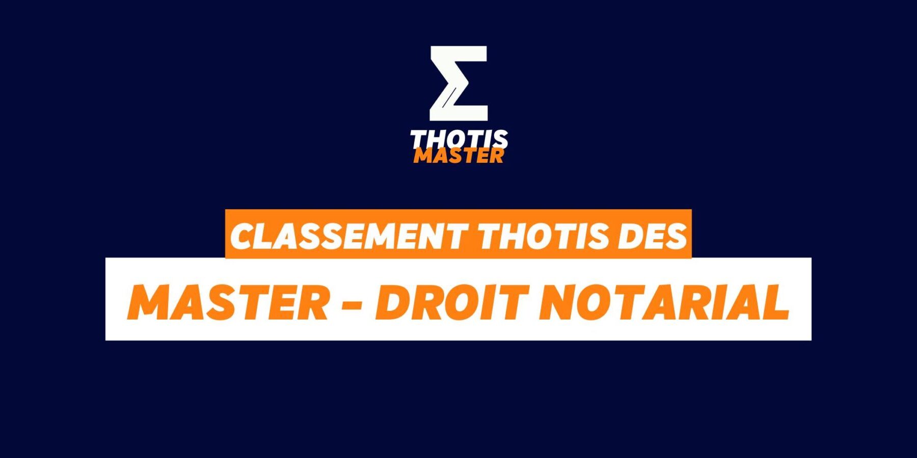 Classement Master – Droit Notarial Classement Master Droit Notarial
