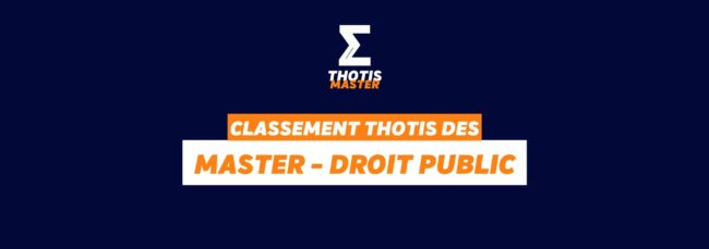 Classement Master Droit Public