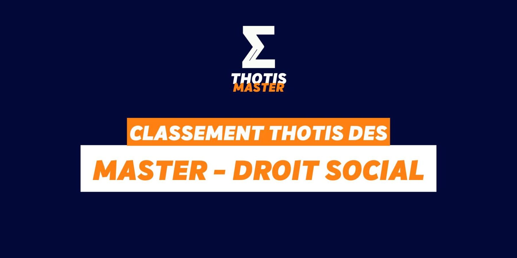 Classement Master – Droit Social Classement Master Droit Social