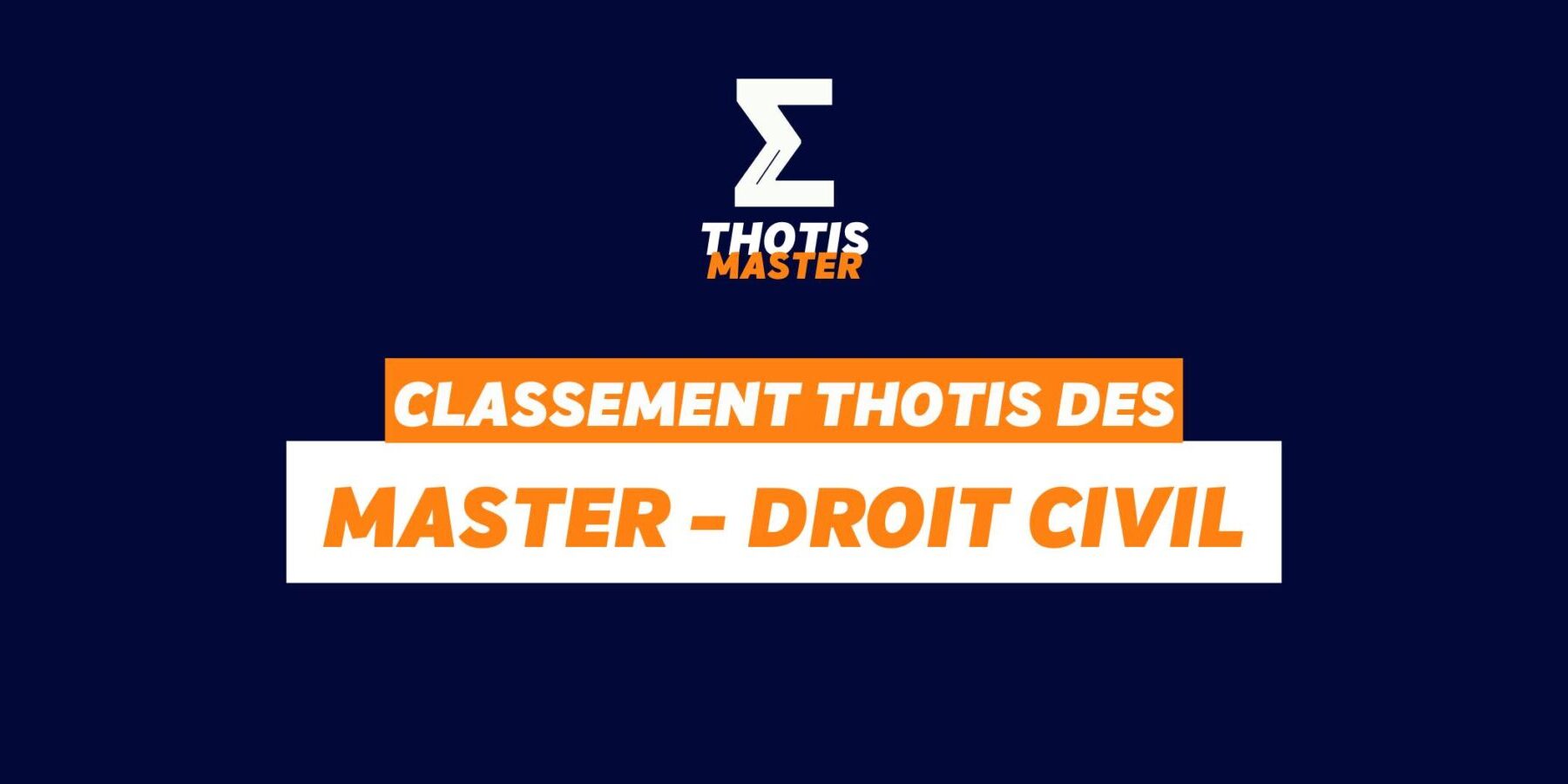 Classement Master – Droit civil Classement Master Droit civil