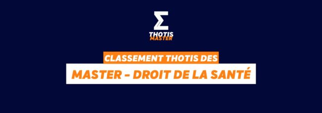 Classement Master Droit de la santé