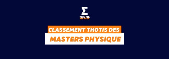 Master Physique Classement