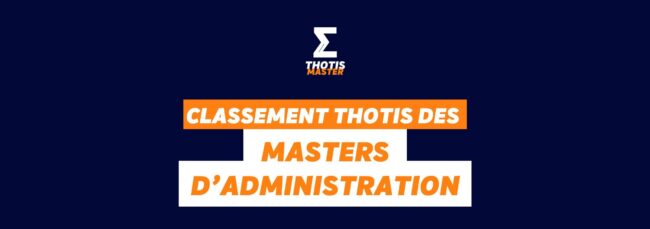 Master administration Classement