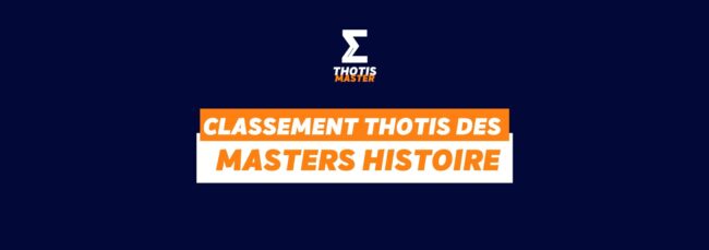Master histoire Classement