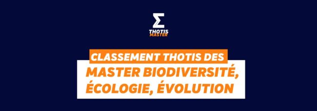Masters Biodiversité, Écologie, Évolution classement