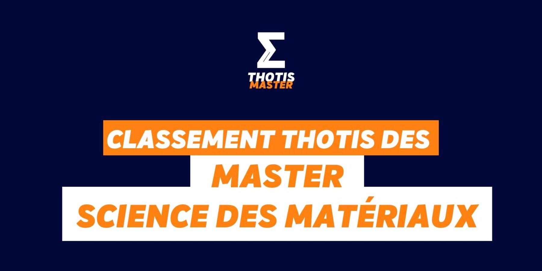 Masters Science des matériaux classement Masters Science des matériaux classement