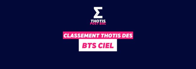 Classement - BTS CIEL