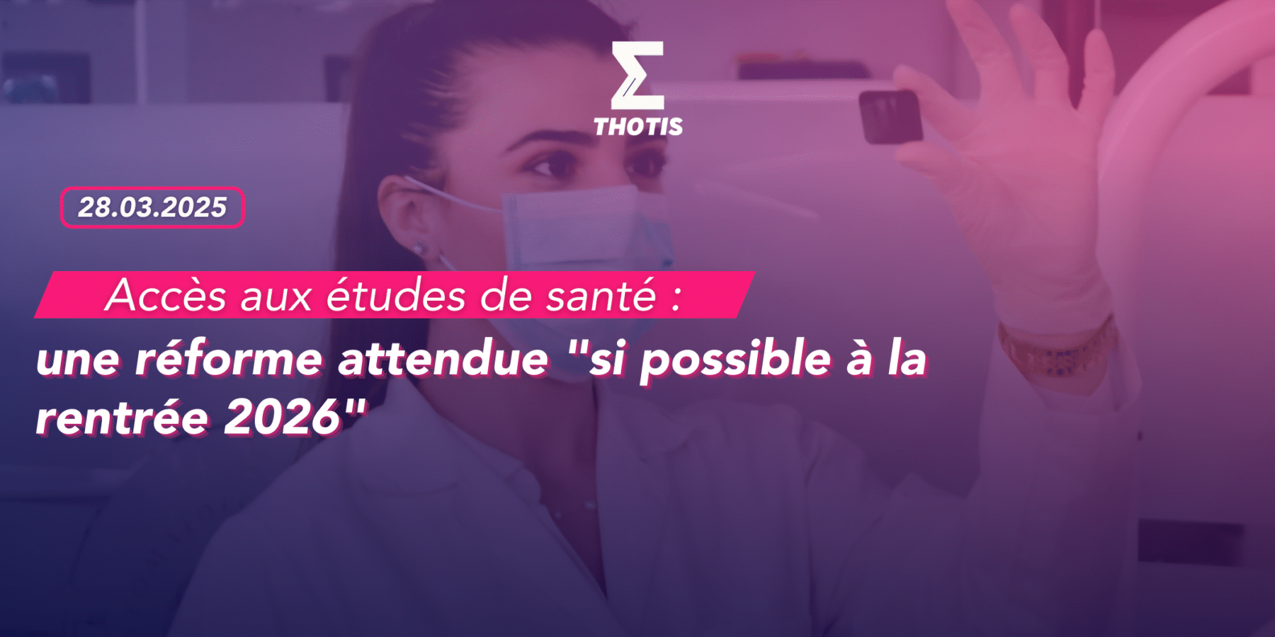 Accès aux études de santé : une réforme attendue, "si possible à la rentrée 2026"