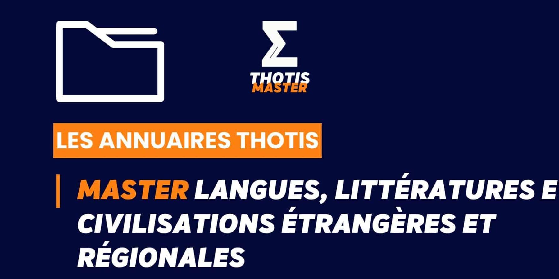 Annuaire Master LLCER
