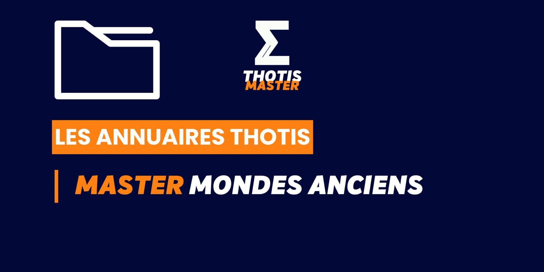Thotis Annuaire – Master Mondes Anciens Thotis Annuaire - Master Mondes Anciens