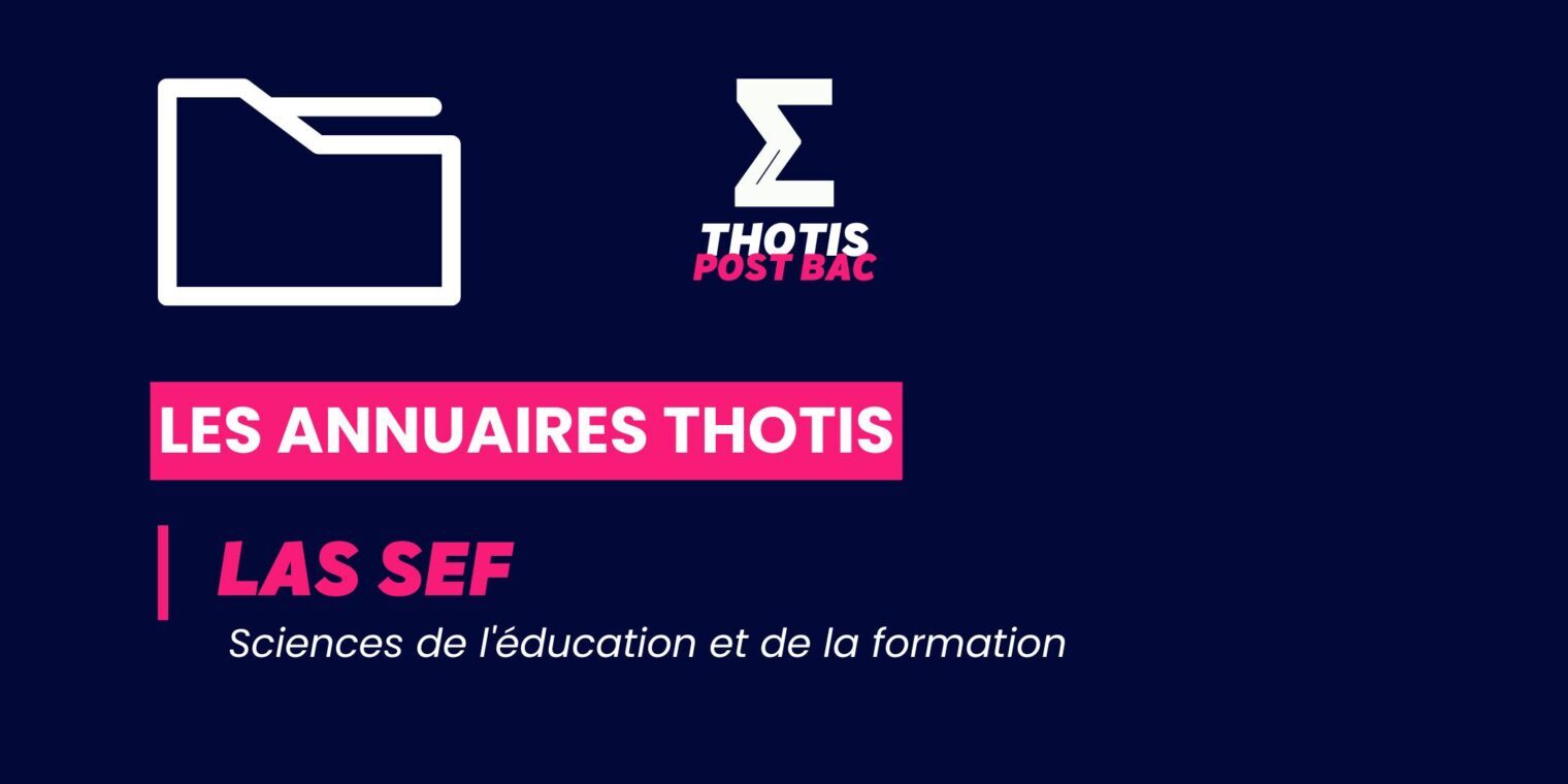 Annuaire Thotis – LAS Sciences de l’éducation et de la formation Annuaire Thotis - LAS Sciences de l'éducation et de la formation