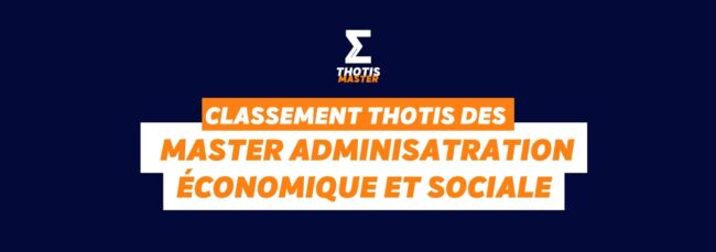 Masters Adminisatration économique et sociale Masters Adminisatration économique et sociale