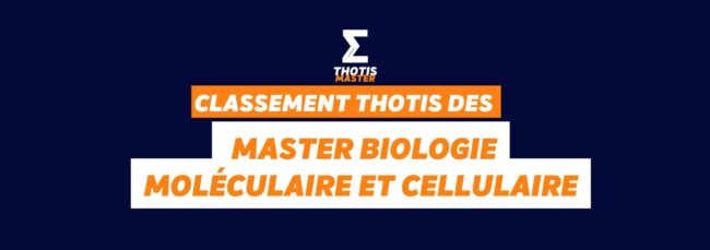 Masters Biologie moléculaire et cellulaire