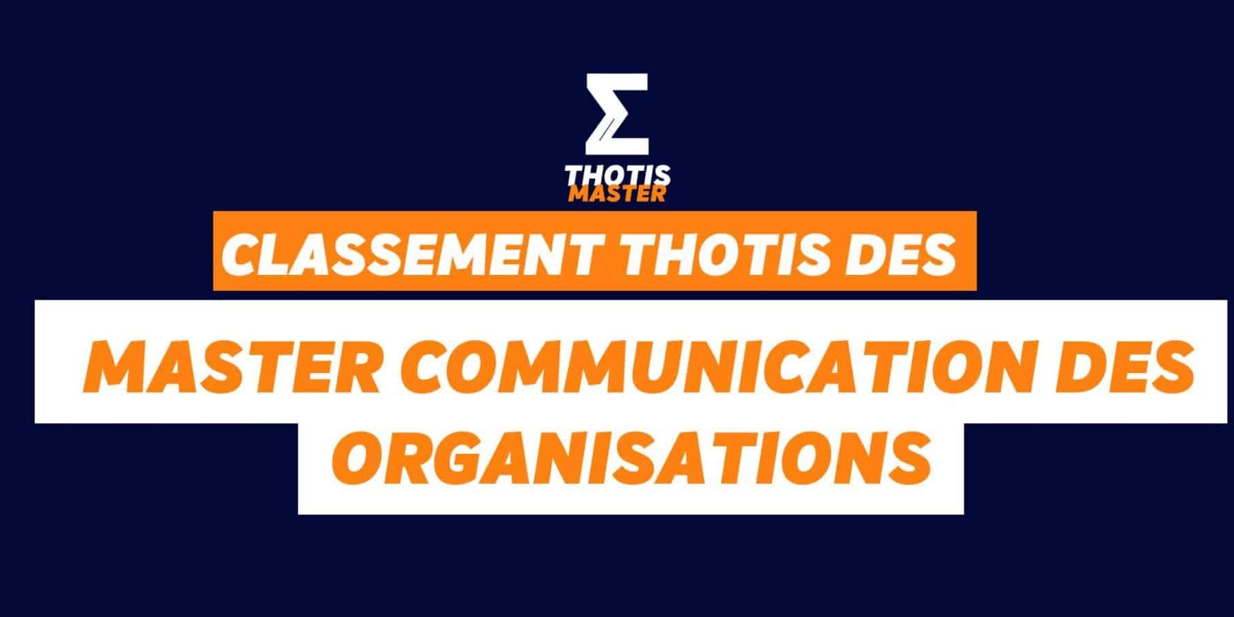 Masters Communication des organisations