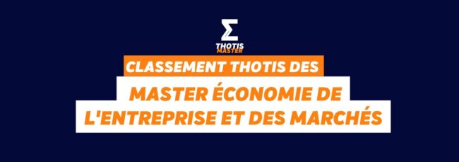 Masters Économie de l'entreprise et des marchés