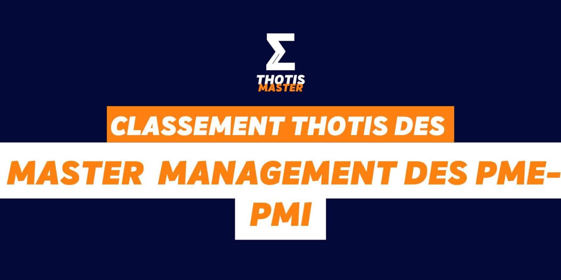 Masters Management des PME-PMI Masters Management des PME-PMI