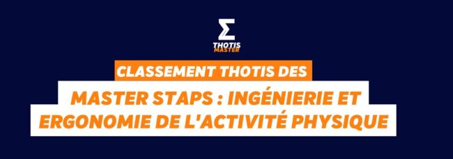 Masters STAPS Ingénierie et ergonomie de l'activité physique