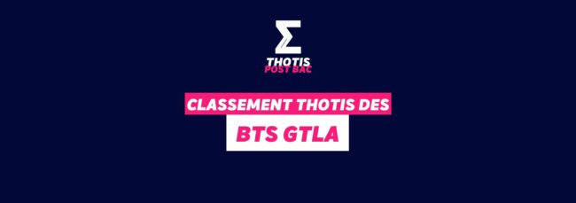 Classement Thotis -BTS GTLA