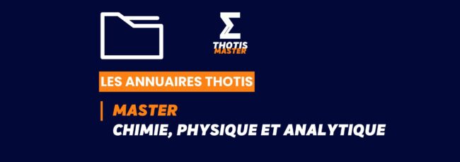 Annuaire Master Chimie, physique et analytique