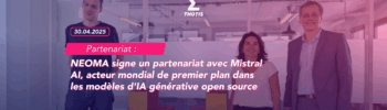 NEOMA MISTRAL AI COUV PARTENARIAT