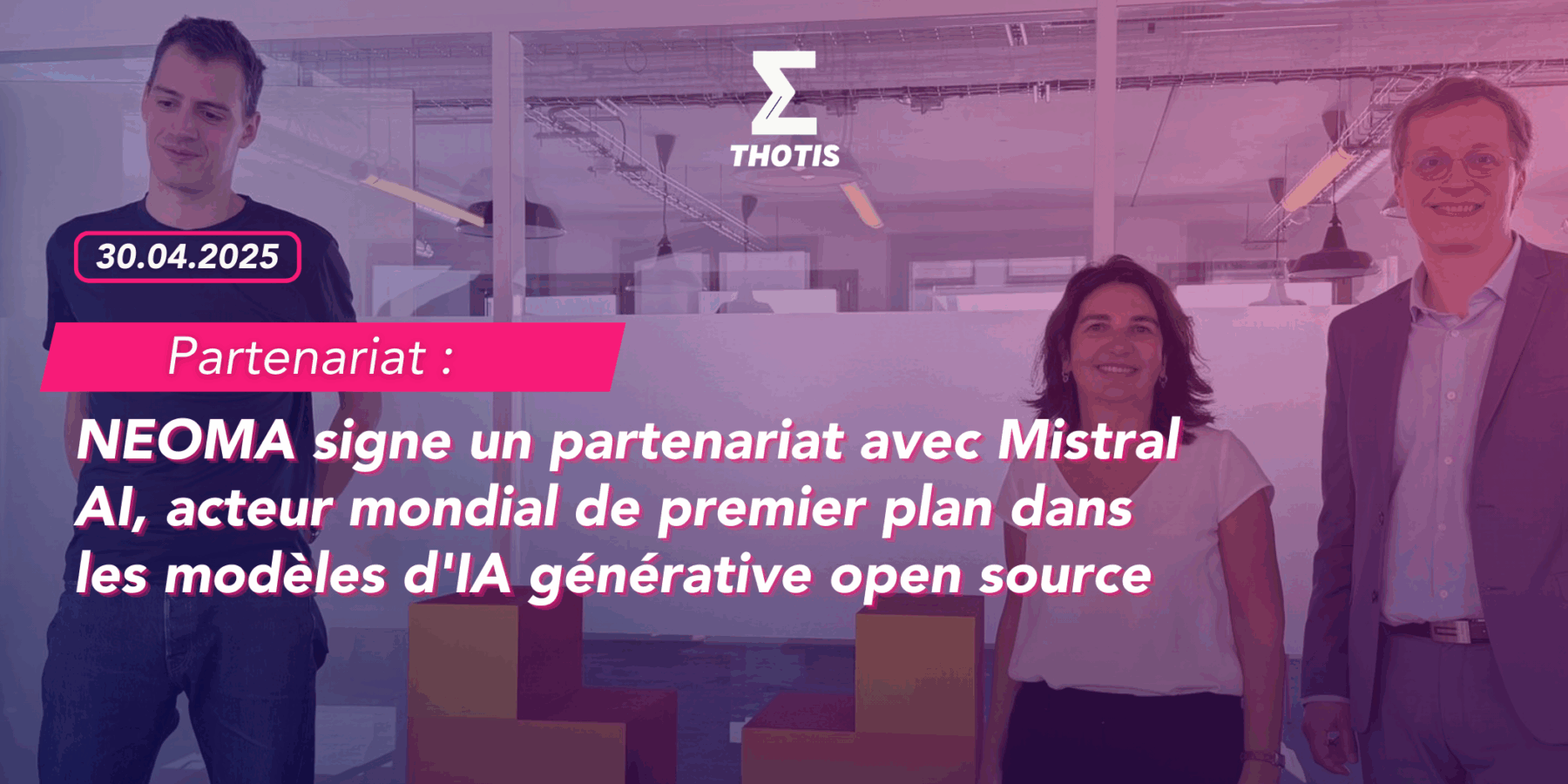 NEOMA MISTRAL AI COUV PARTENARIAT NEOMA MISTRAL AI COUV PARTENARIAT