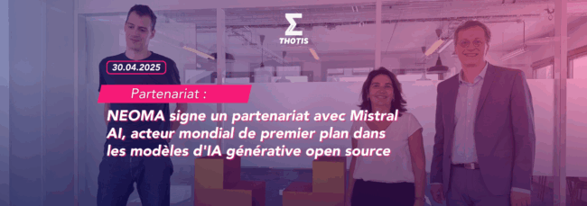 NEOMA MISTRAL AI COUV PARTENARIAT