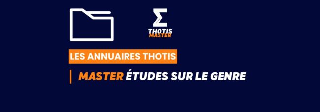 Thotis Annuaire - Master Études sur le genre