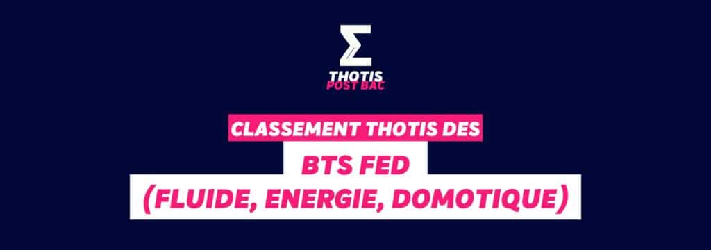 Classement Thotis - BTS FED