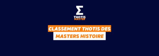 Classement Thotis des masters HISTOIRE