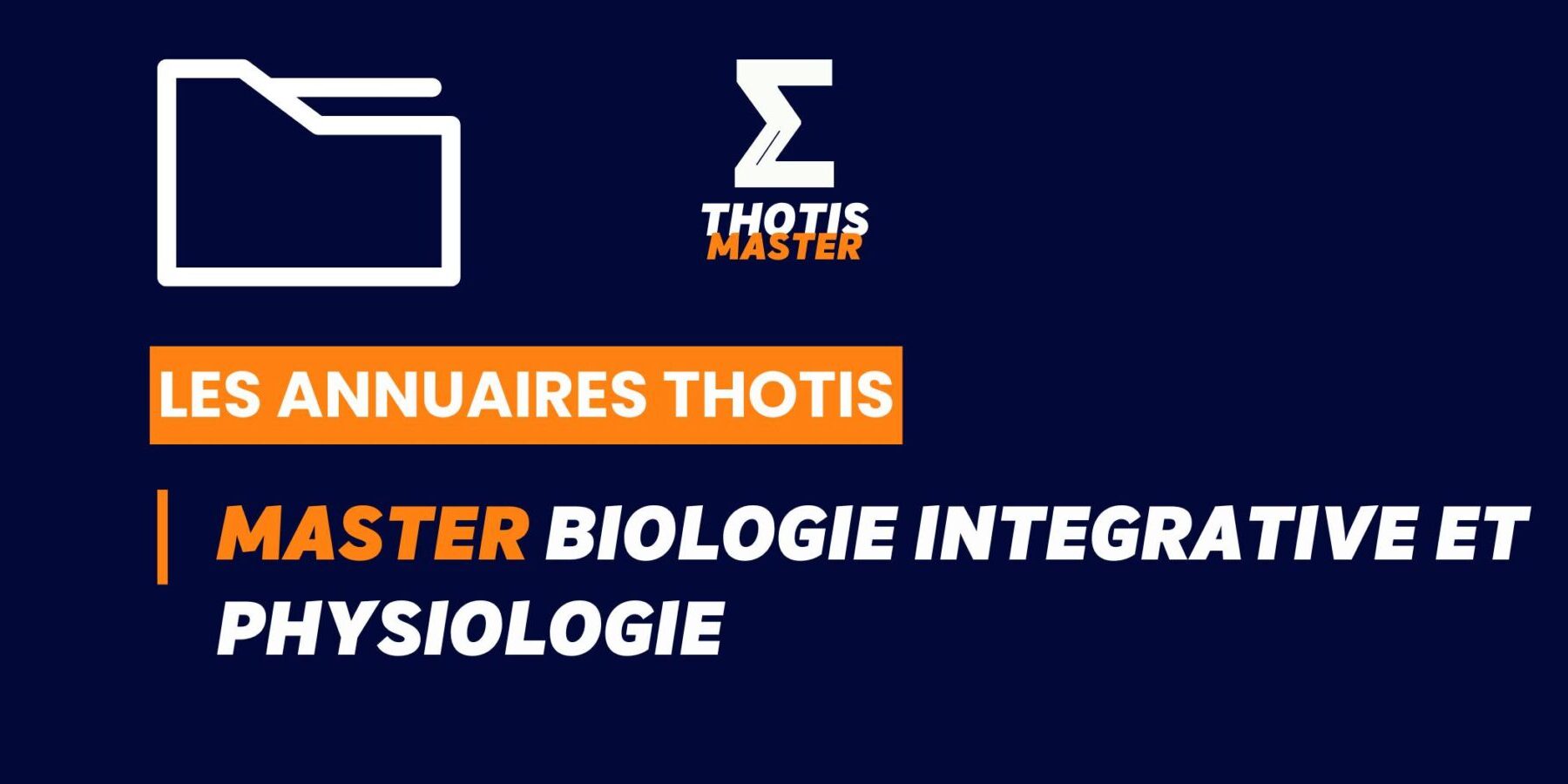 Annuaire – Master Biologie integrative et physiologie Annuaire Master Biologie integrative et physiologie