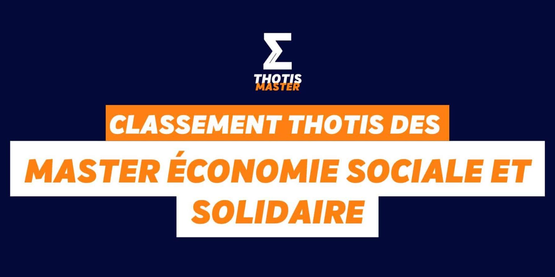 Annuaire master Économie sociale et solidaire Annuaire master Économie sociale et solidaire