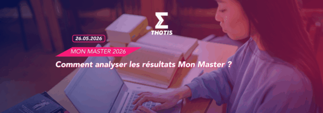 Mon Master 2026 - Résultats analyser