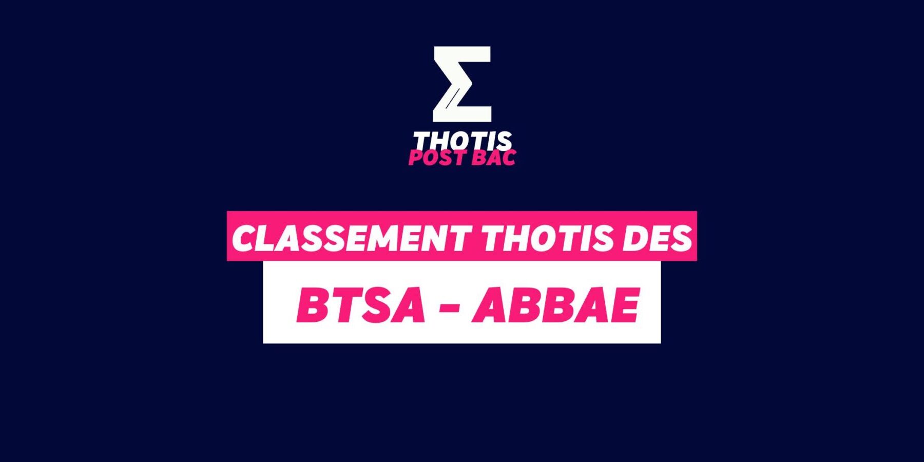 Classement BTSA – Analyses biologiques, biotechnologiques, agricoles et environnementales Classement BTSA - Analyses biologiques, biotechnologiques, agricoles et environnementales