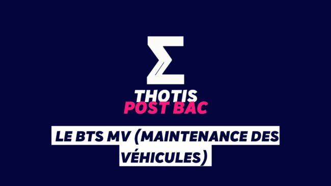Le BTS MV (Maintenance des véhicules)
