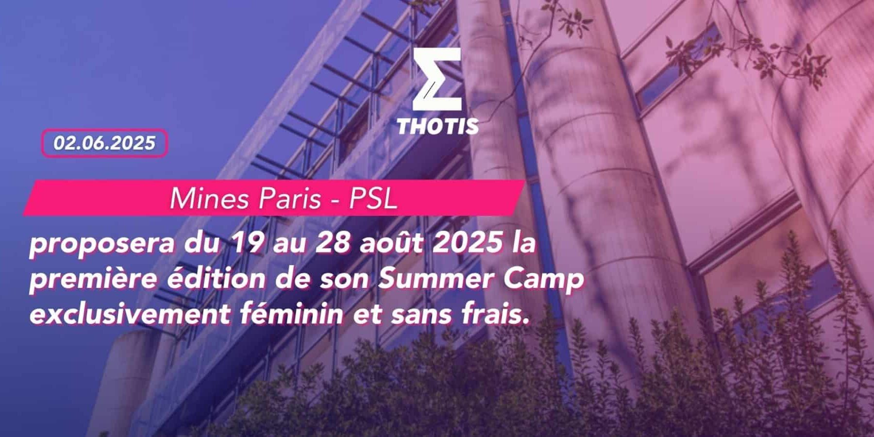 Summer Camp Mines Paris-PSL Summer Camp Mines Paris PSL