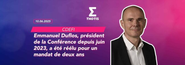 CDEFI, Emmaunel Duflos réélu
