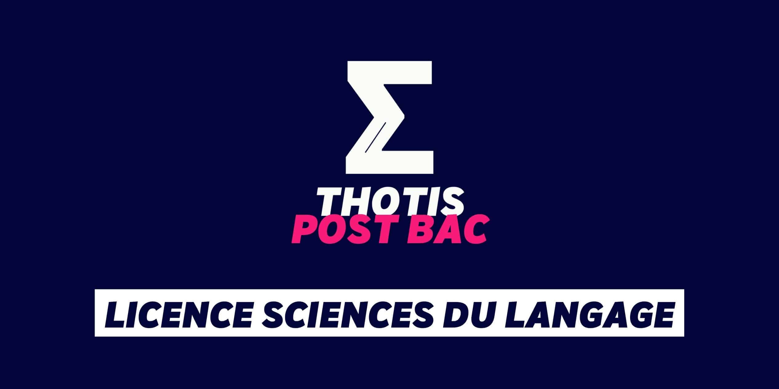 Licence Sciences du langage Licence Sciences du langage