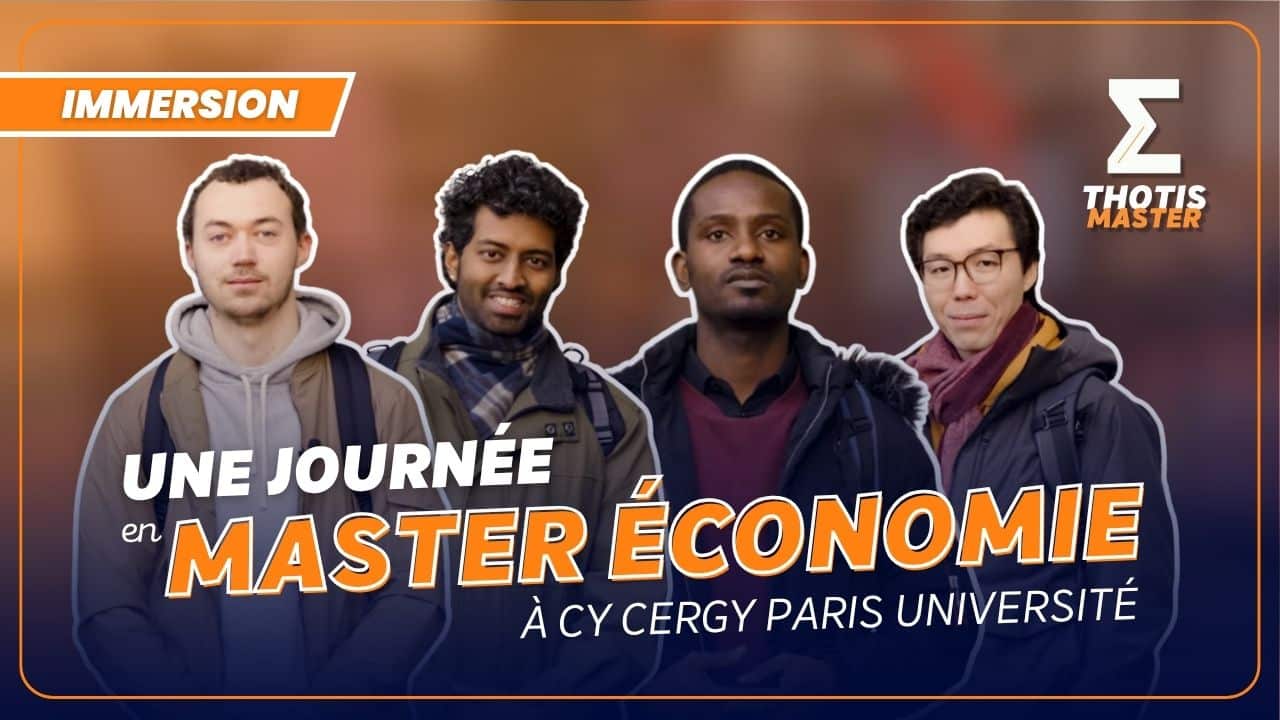 Immersion en master économie à CY Cergy Université