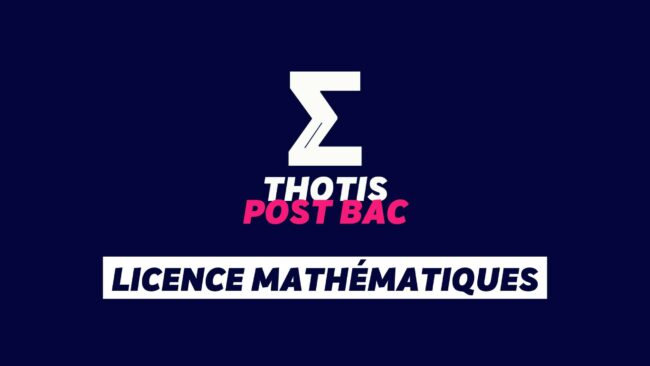Licence Mathématiques Licence Mathématiques