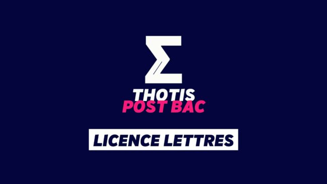 Licence lettres