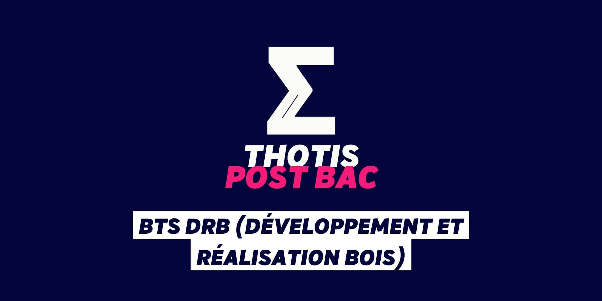 _Le BTS DRB (Développement et réalisation bois) BTS DRB (Développement et réalisation bois)